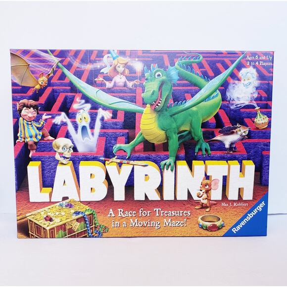 Labyrinth Maze Board Game COMPLETE UNPUNCHED Ravensburger 2015 Kids Children's - Picture 1 of 11